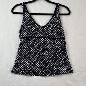 Speedo Tankini Top with Padded Bra Swimsuit Top